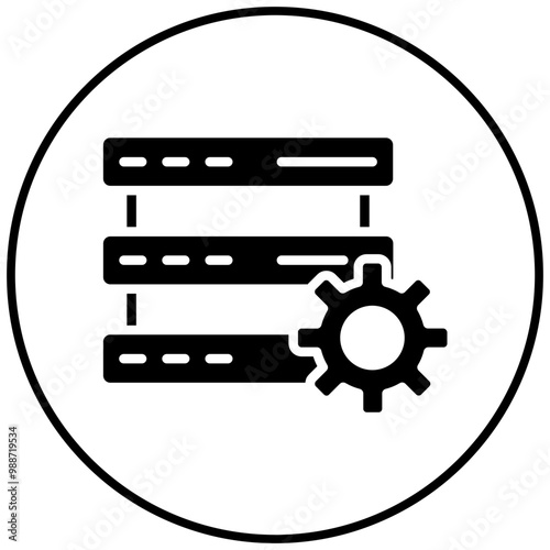 Network Data Management vector icon. Can be used for Networking iconset.