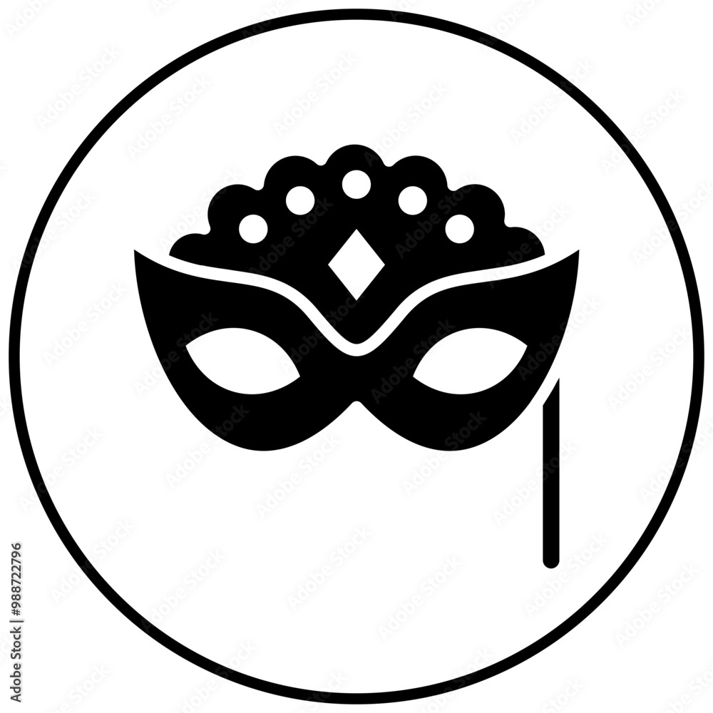 Italian Opera Mask vector icon. Can be used for Italy iconset. Italian Opera Mask vector icon. Can be used for Italy iconset.