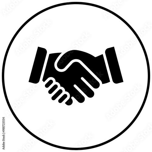 Deceptive Handshake vector icon. Can be used for Corruption iconset.
