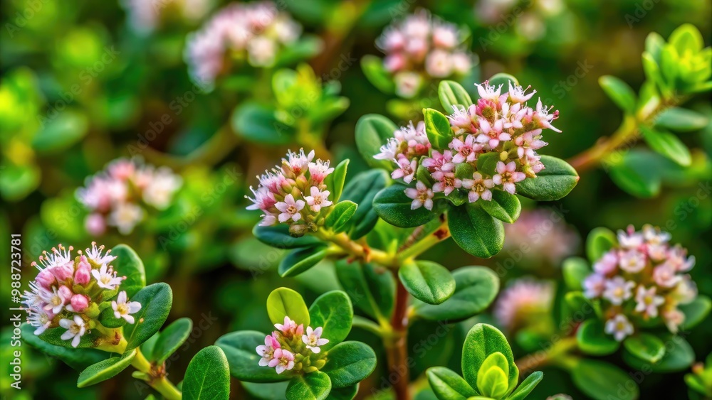 A delicate, understated herb boasts long, leafy branches adorned with tiny, blush-hued flowers, offering a subtle yet charming addition to any dish. A delicate, understated herb boasts long, leafy branches adorned with tiny, blush-hued flowers, offering a subtle yet charming addition to any dish.