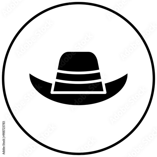 Swindlers Hat vector icon. Can be used for Corruption iconset.