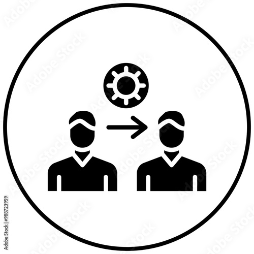 Disease Transmission vector icon. Can be used for Infectious Diseases iconset.