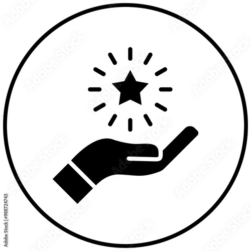 Healing Hope vector icon. Can be used for Chemotherapy iconset.
