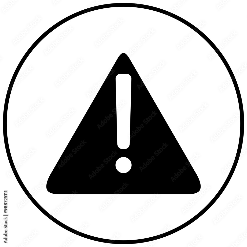Hazard Warning vector icon. Can be used for Lab iconset. Hazard Warning vector icon. Can be used for Lab iconset.