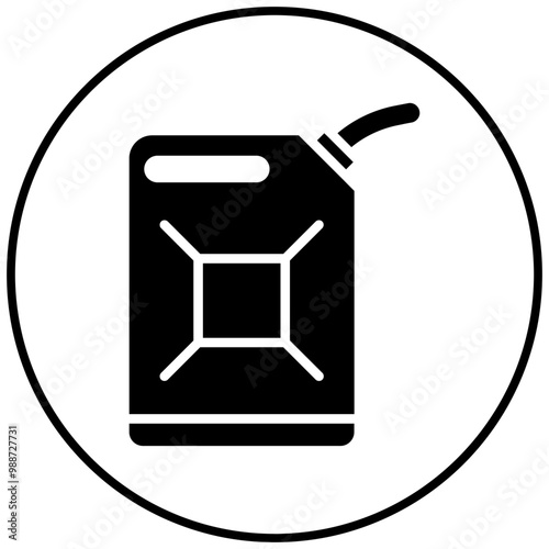 Gasoline vector icon. Can be used for Manufacturing iconset.
