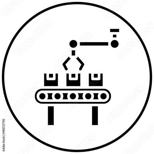 Automatic vector icon. Can be used for Manufacturing iconset.