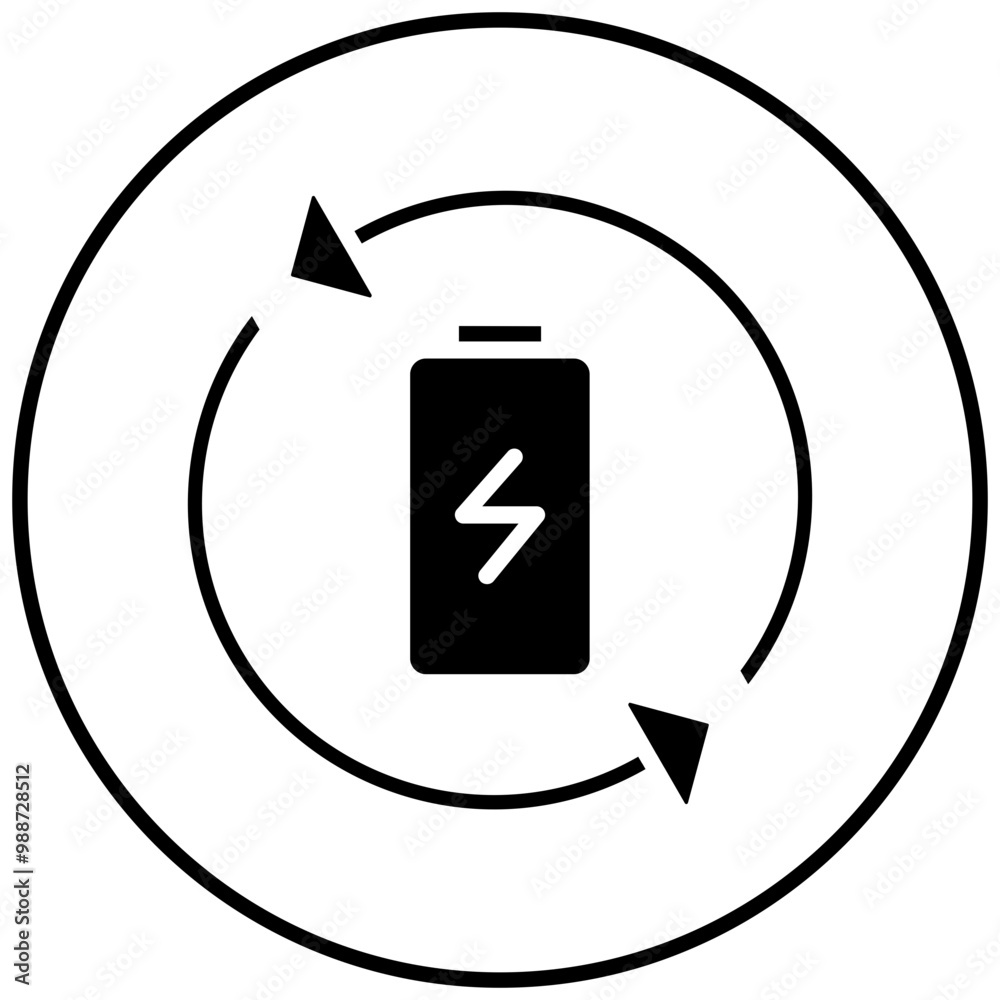 Renew vector icon. Can be used for Battery and Power iconset. Renew vector icon. Can be used for Battery and Power iconset.