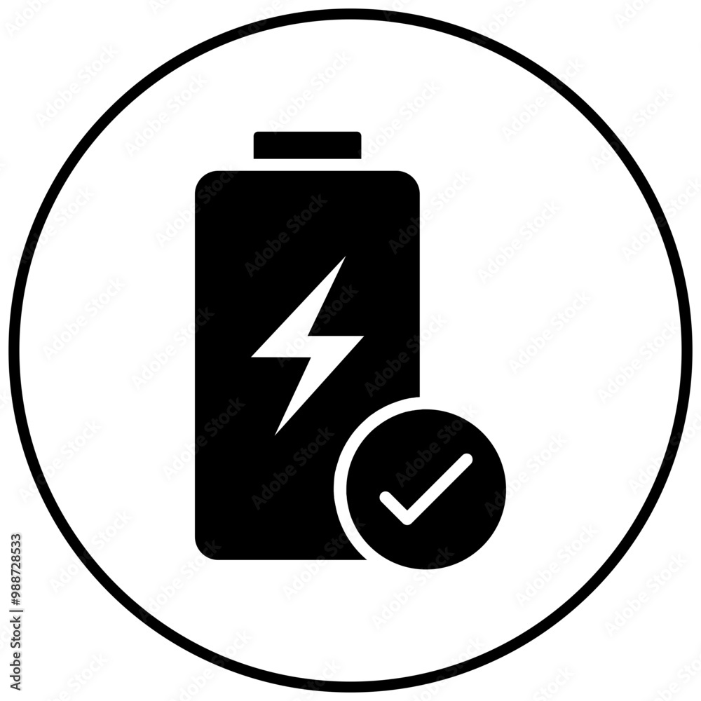 Verified Battery vector icon. Can be used for Battery and Power iconset. Verified Battery vector icon. Can be used for Battery and Power iconset.
