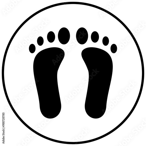 Soles vector icon. Can be used for Shoemaker iconset.