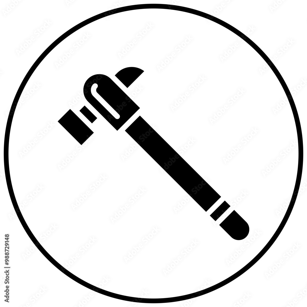 Hammer vector icon. Can be used for Shoemaker iconset. Hammer vector icon. Can be used for Shoemaker iconset.