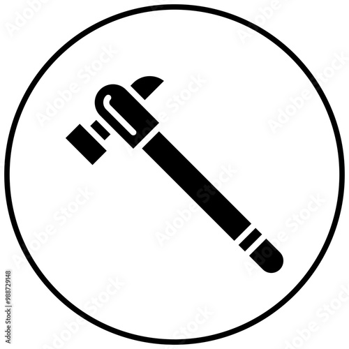Hammer vector icon. Can be used for Shoemaker iconset.
