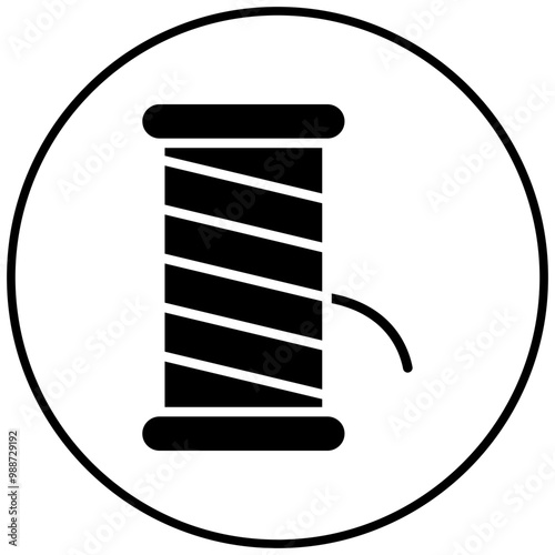 Thread vector icon. Can be used for Shoemaker iconset.