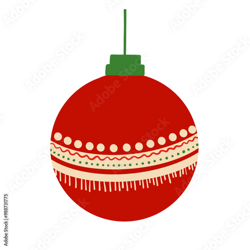 Red Christmas Ball