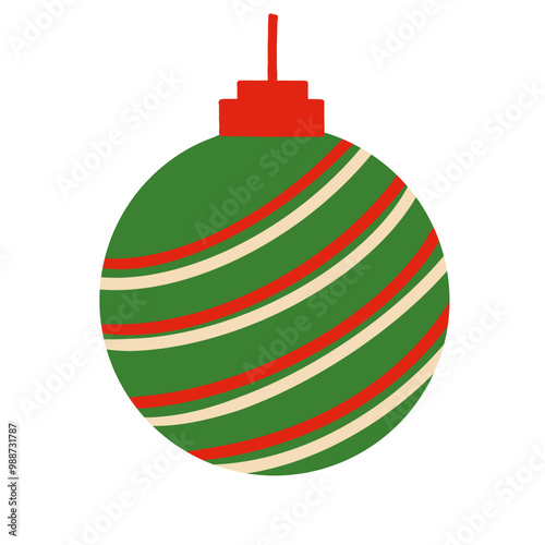 Green Christmas Ball