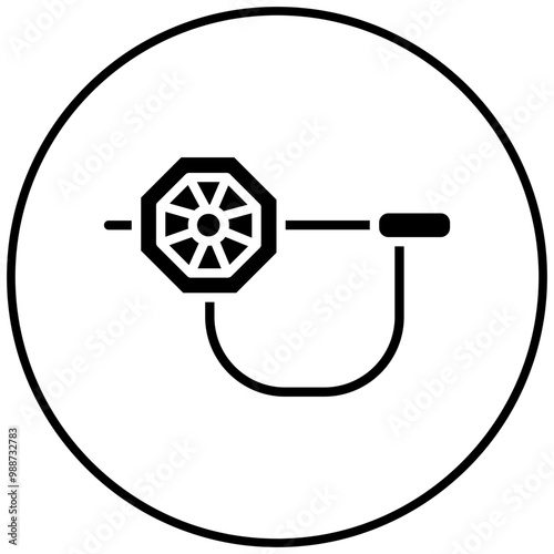 Brooch vector icon. Can be used for Luxury iconset.