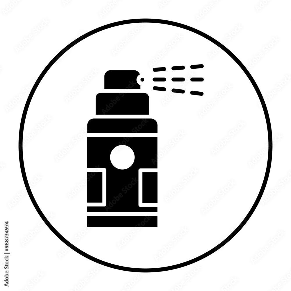 Spray vector icon. Can be used for Laundry iconset. Spray vector icon. Can be used for Laundry iconset.