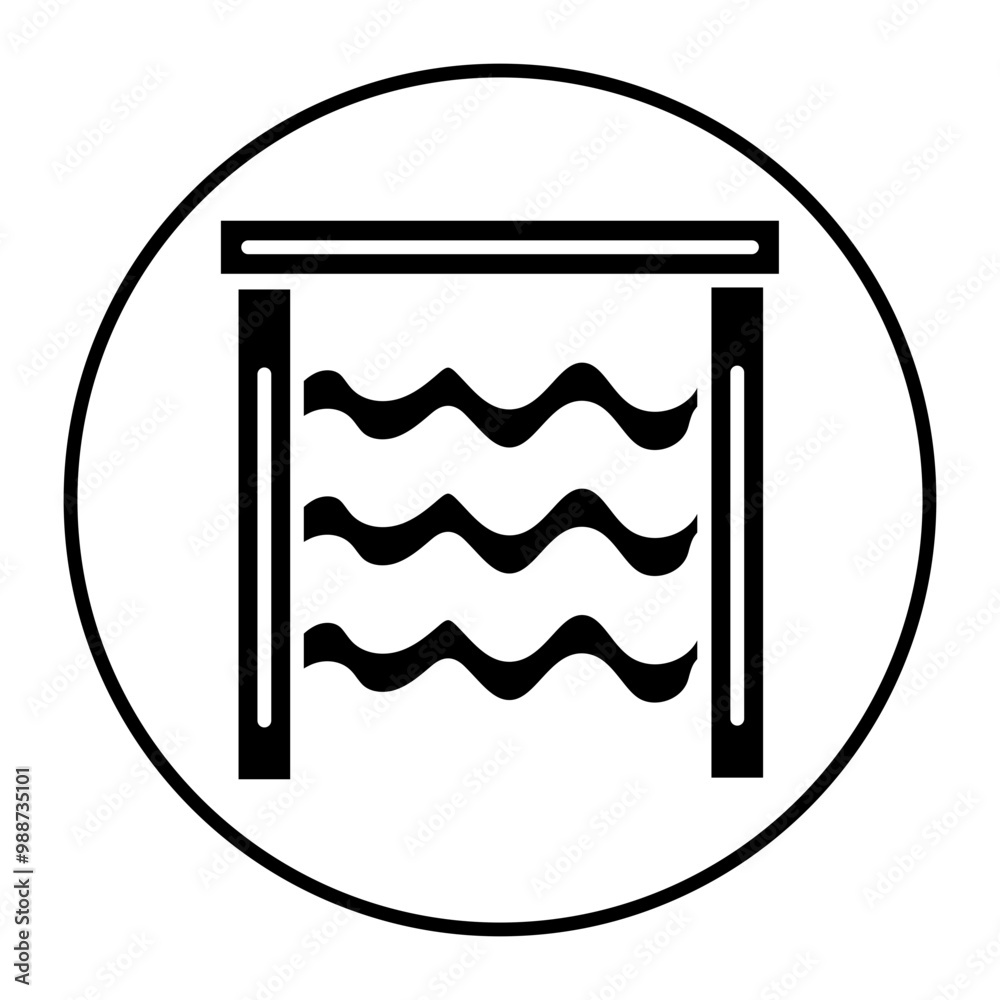 Washboard vector icon. Can be used for Laundry iconset. Washboard vector icon. Can be used for Laundry iconset.
