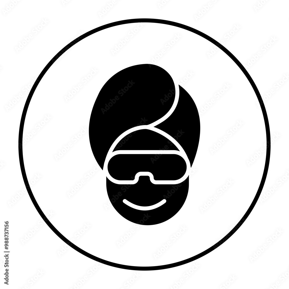 Spa Eye Treatment vector icon. Can be used for Spa iconset. Spa Eye Treatment vector icon. Can be used for Spa iconset.