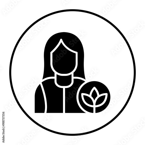 Massage Therapist vector icon. Can be used for Spa iconset.