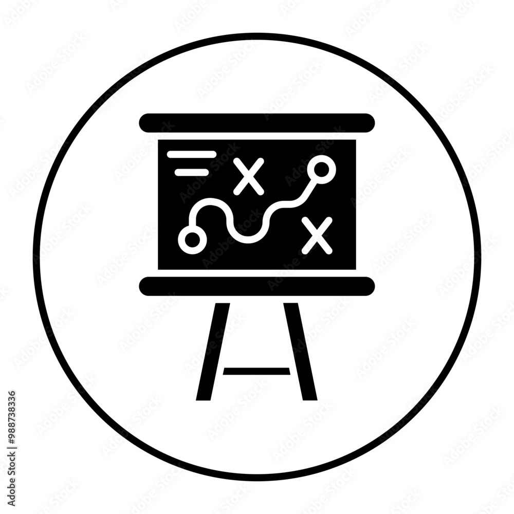 Strategic Plan vector icon. Can be used for Business and Finance iconset. Strategic Plan vector icon. Can be used for Business and Finance iconset.