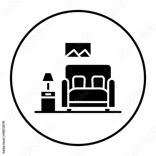 Living Room vector icon. Can be used for Home Improvements iconset.