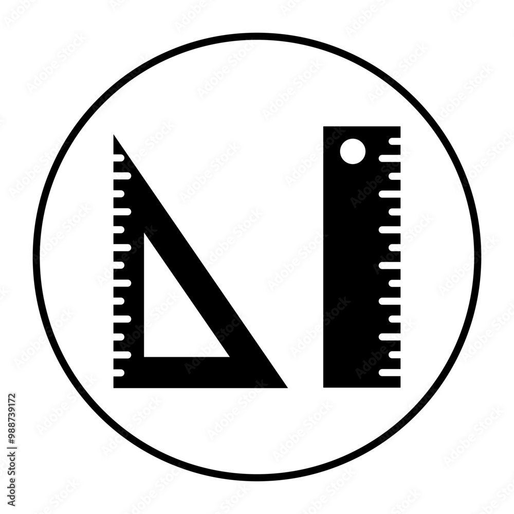 Ruler vector icon. Can be used for Home Improvements iconset. Ruler vector icon. Can be used for Home Improvements iconset.