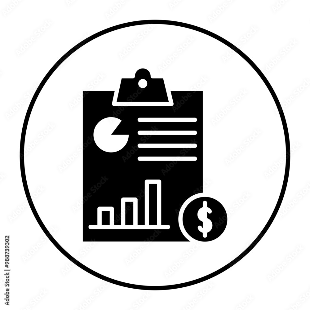 Budget vector icon. Can be used for Vacation Planning iconset. Budget vector icon. Can be used for Vacation Planning iconset.