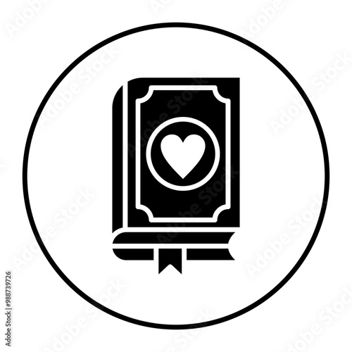 Poetry vector icon. Can be used for Literature iconset.