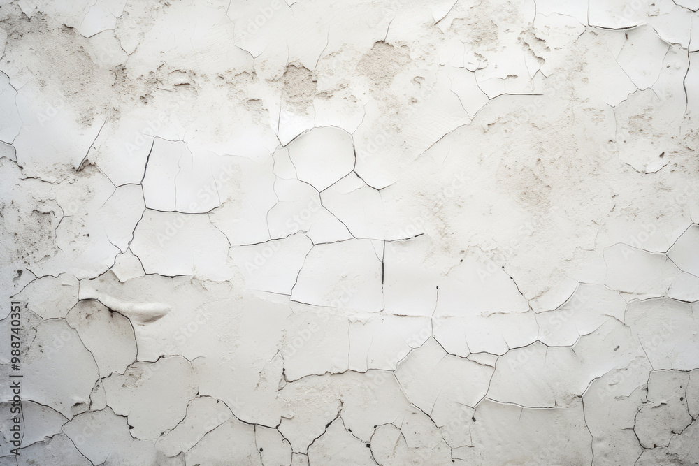 Fototapeta premium Processed collage of cracked stucco surface texture. Background for banner, backdrop or texture