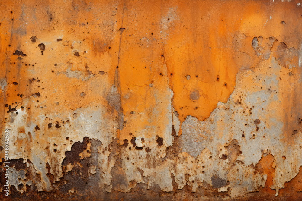 Processed collage of old rust metal wall surface texture. Background for banner, backdrop Processed collage of old rust metal wall surface texture. Background for banner, backdrop