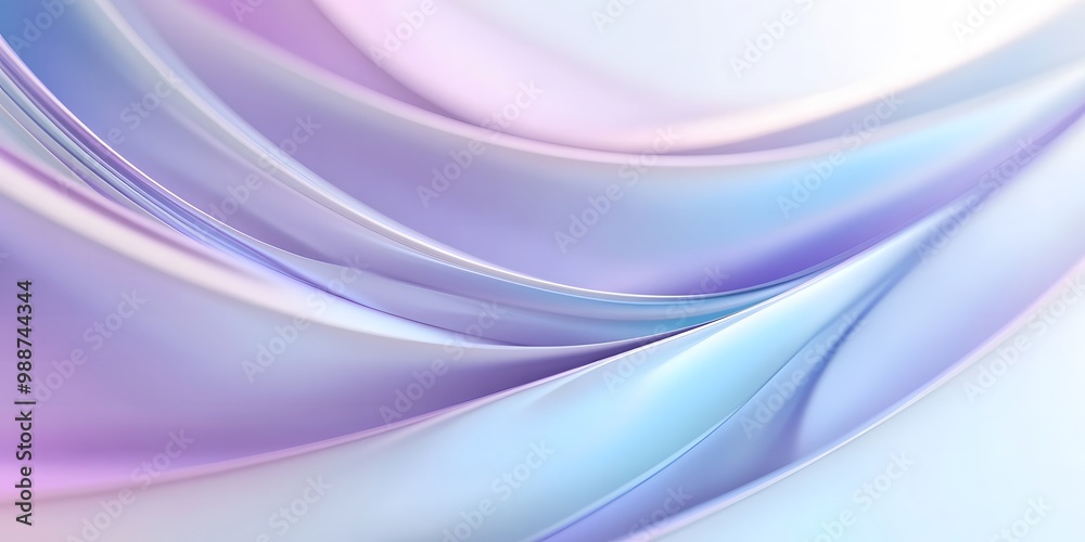 Smooth Flowing Lines in Purple and Blue Smooth Flowing Lines in Purple and Blue