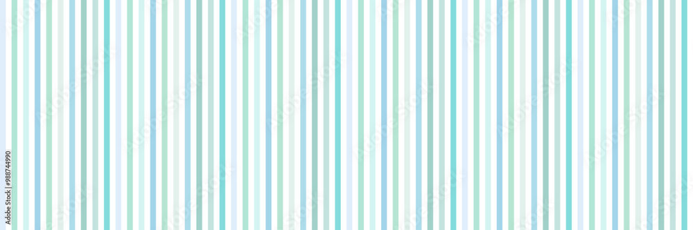 Simple blue stripes web banner, texture seamless pattern