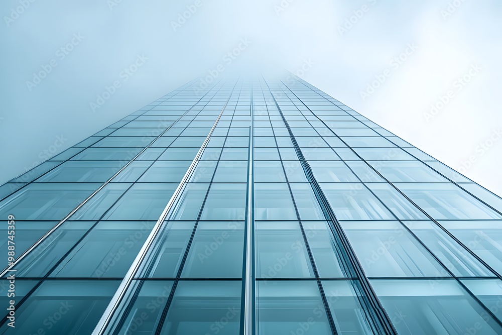 Modern Glass Facade Architecture Building Abstract Modern Glass Facade Architecture Building Abstract