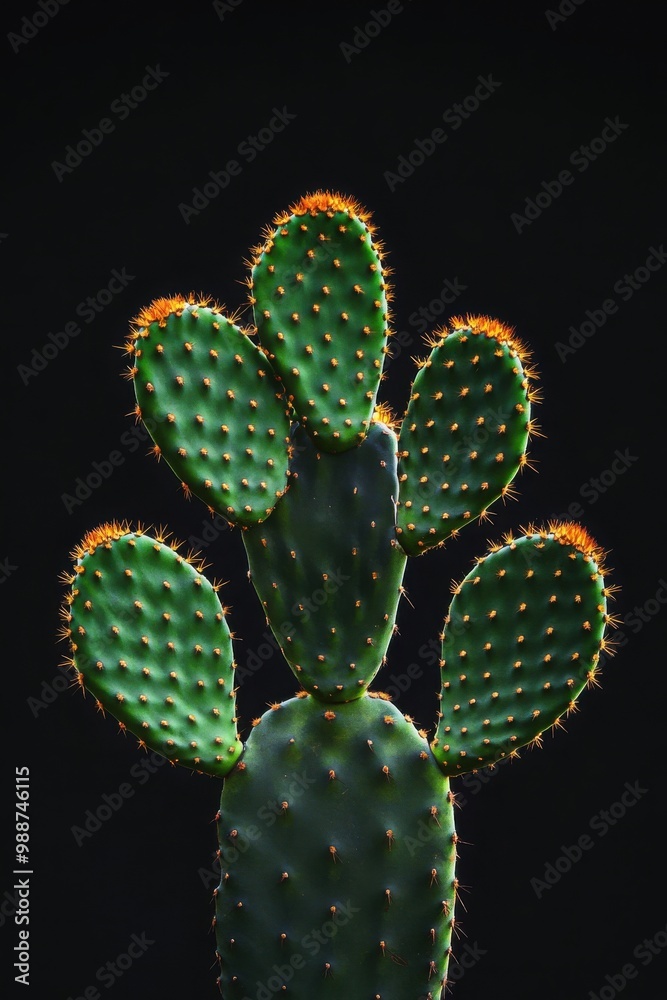 Minimalist Photography of a Desert cactus Minimalist Photography of a Desert cactus