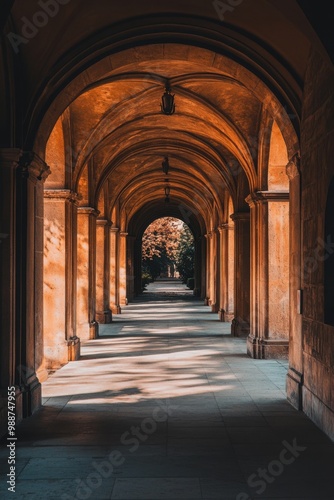 The minimalistic mobile wallpaper of a Stone archway