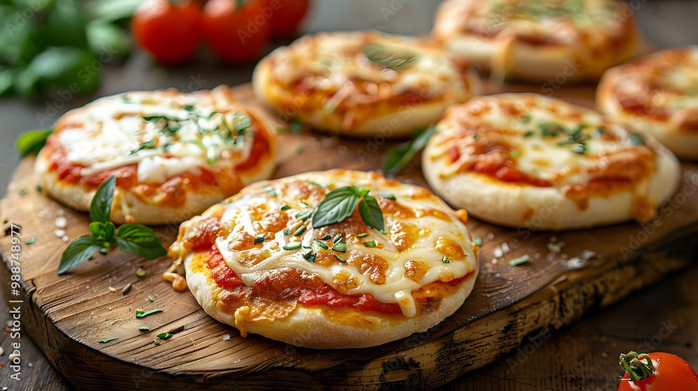 Mini Pizza Bites with Tomato Sauce and Cheese Mini Pizza Bites with Tomato Sauce and Cheese