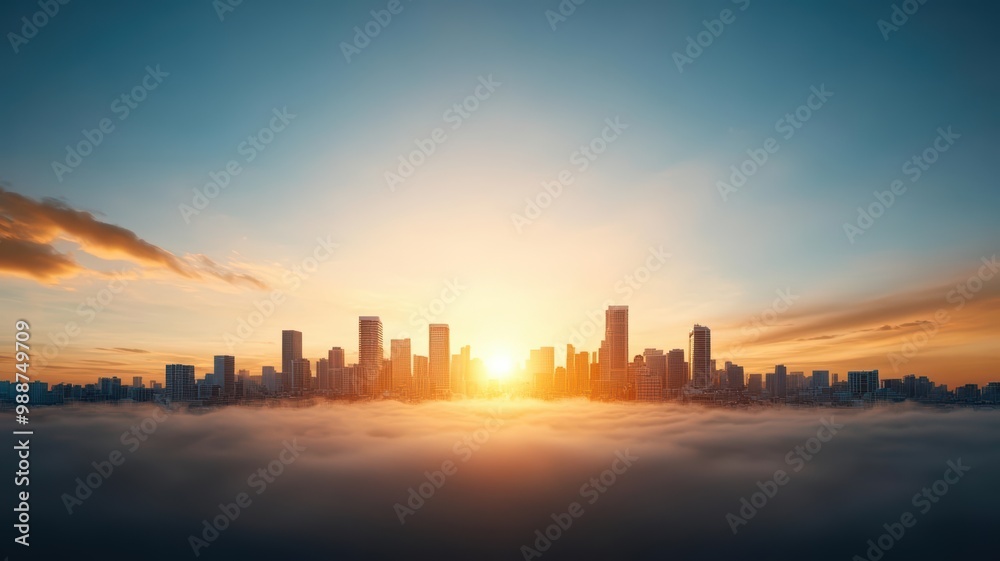 A futuristic city emerging from the ruins of an old one under a bright sunrise, symbolizing renewal and the promise of a new future new beginnings, renewal future A futuristic city emerging from the ruins of an old one under a bright sunrise, symbolizing renewal and the promise of a new future new beginnings, renewal future