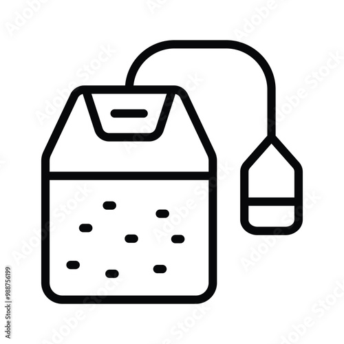 Tea bag icon representing convenient brewing solutions