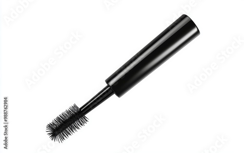 A simple black mascara tube photo