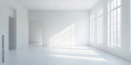 empty white room