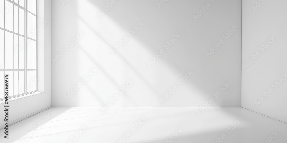 Fototapeta premium empty white room