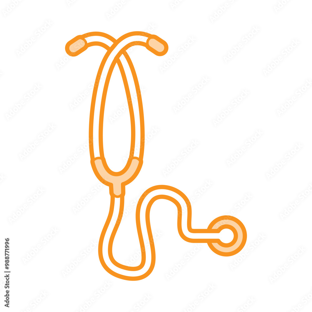 Obraz premium Stethoscope icon template