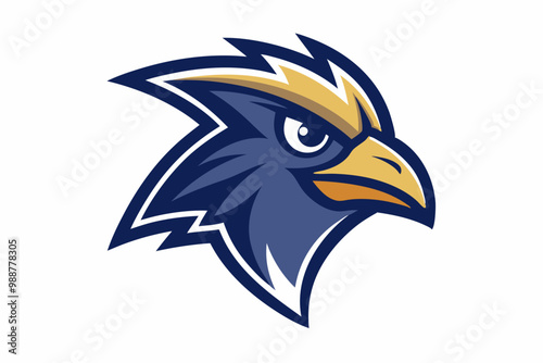 Bird head mascot logo design vector photo