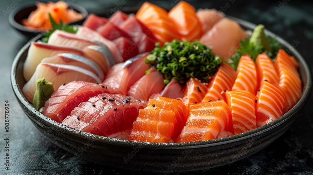 Assorted Japanese sashimi