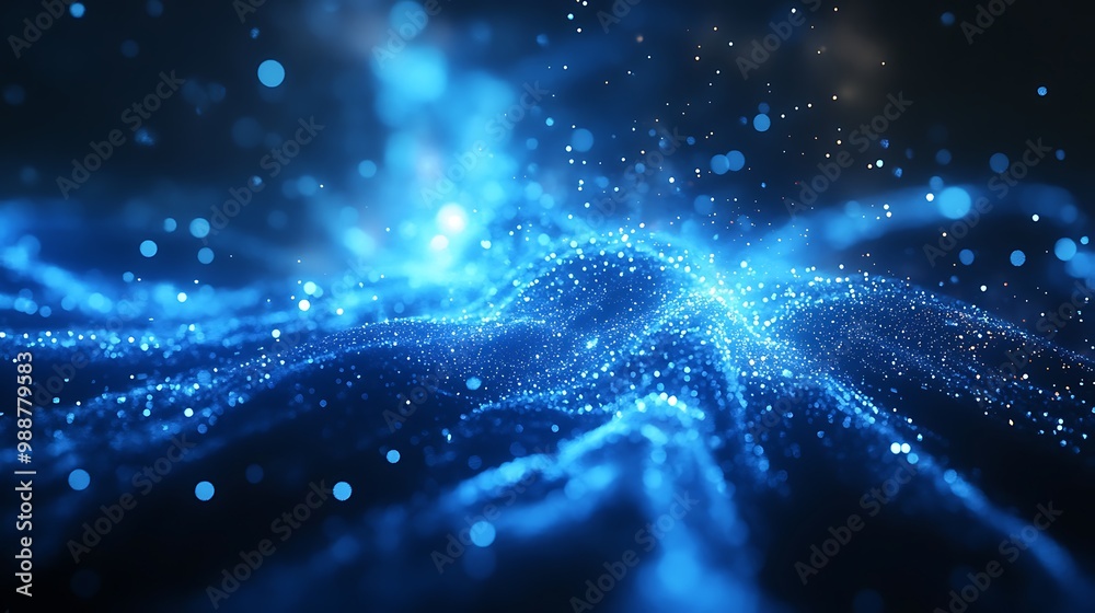 Futuristic Technology: Abstract Digital Interfaces, Data Networks, and AI Conceptual Art