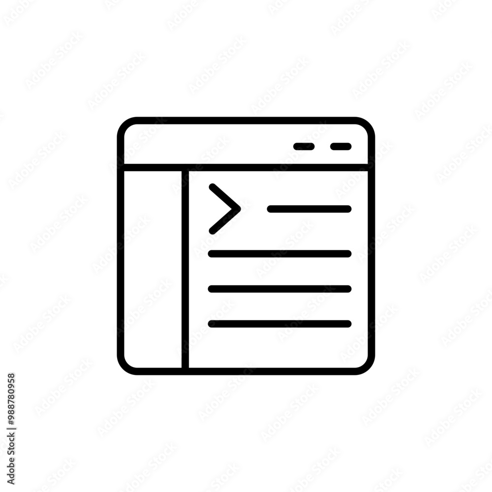Web layout outline icons, minimalist vector illustration ,simple transparent graphic element .Isolated on white background Web layout outline icons, minimalist vector illustration ,simple transparent graphic element .Isolated on white background