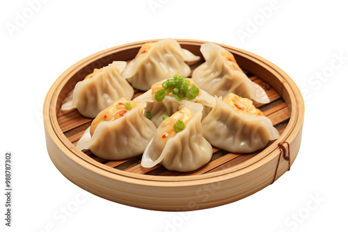 Dimsum on a plate