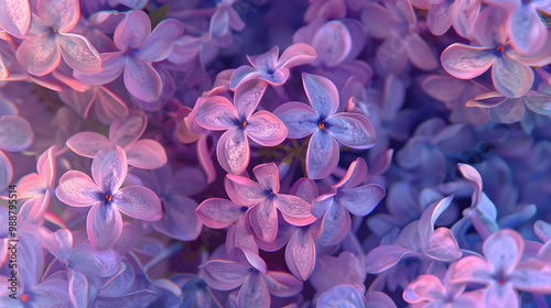 Lilac Flowers: Close Up Photography of Delicate Purple Blooms