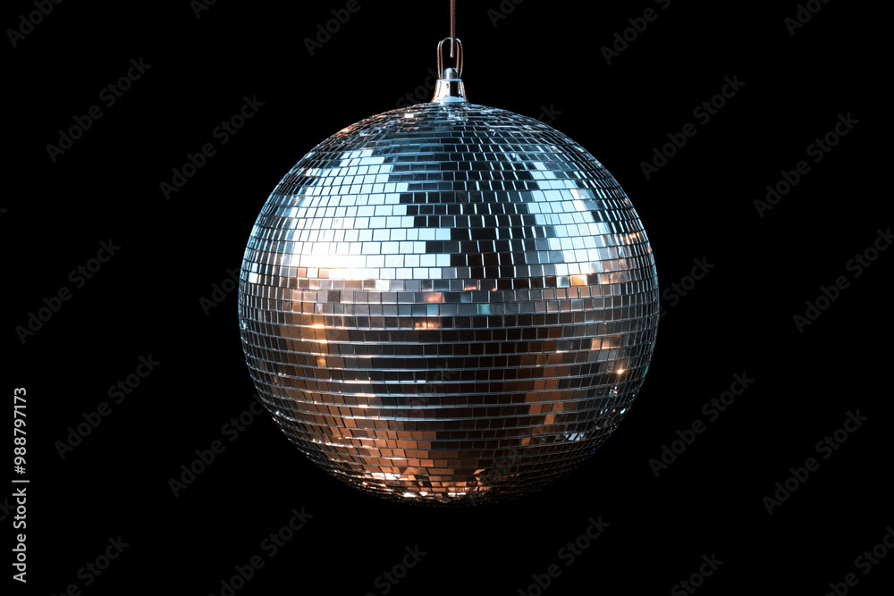 Fototapeta premium silver disco ball