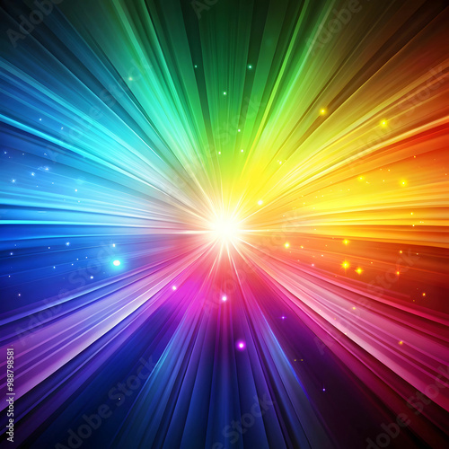 Smoth rainbow glow abstract background